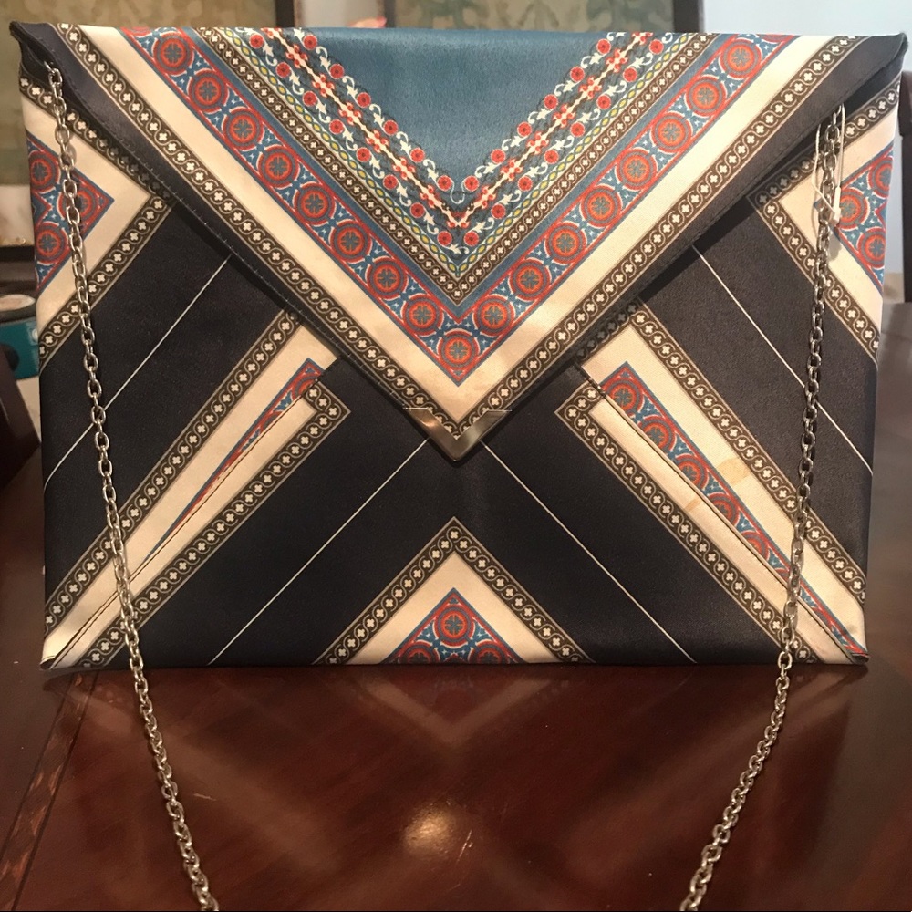 Zara Woman Blue Clutch